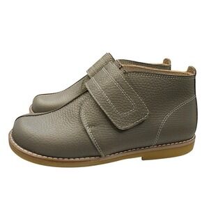 Elephantito Clayten‎ booties in grey leather Size 1.5